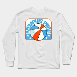 Defunct Memphis Pros Basketball Long Sleeve T-Shirt